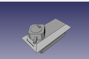 Modélisation 3D d'un tank