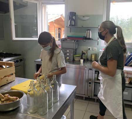 Travaux pratiques au collège Montessori