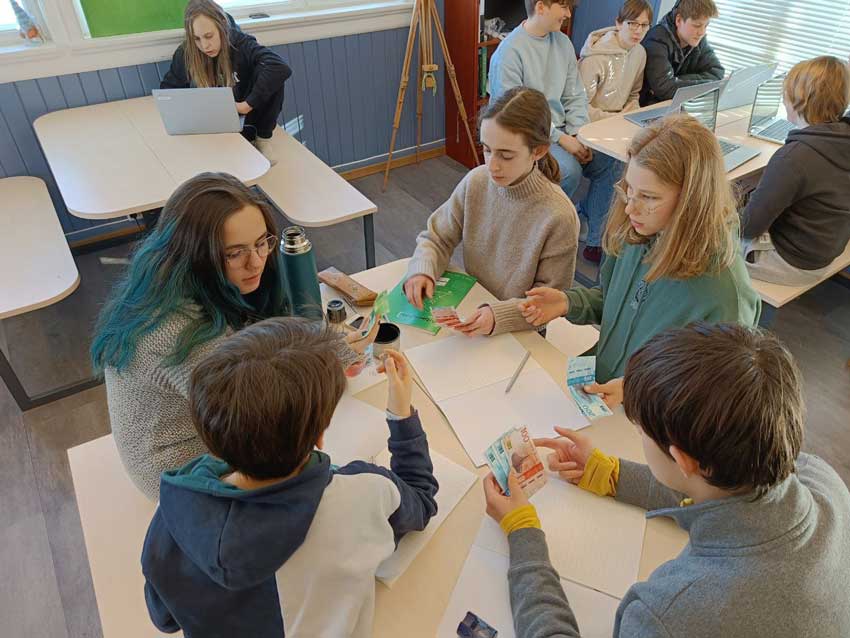 Le groupe de notre collège Montessori parti en Norvège